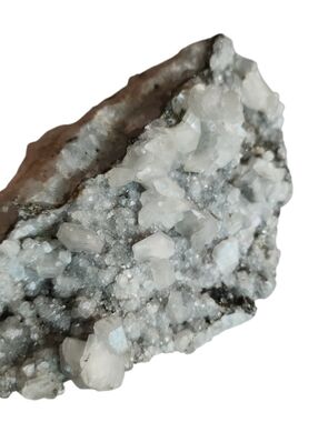 Large Raw Apophllite  Cluster On A Dark Matrix